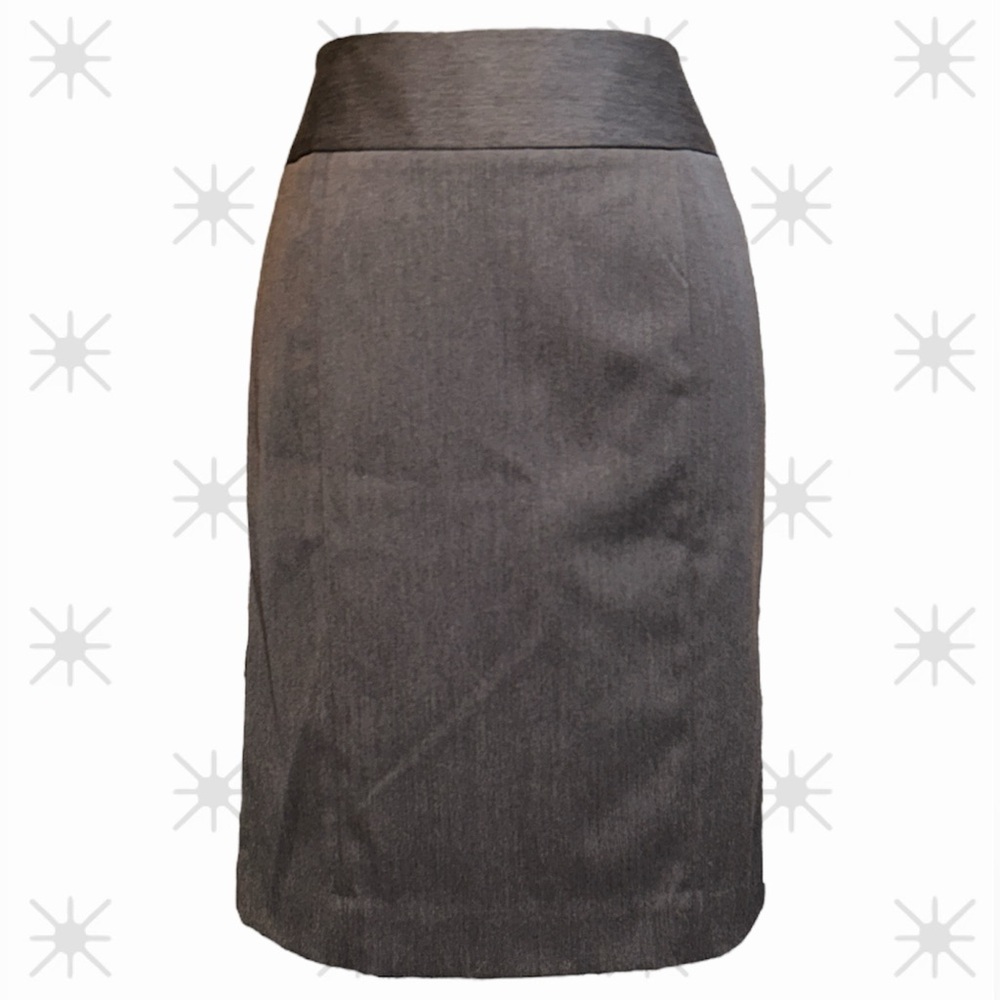 Anne Klein simple classic straight knee ish length skirt professional business